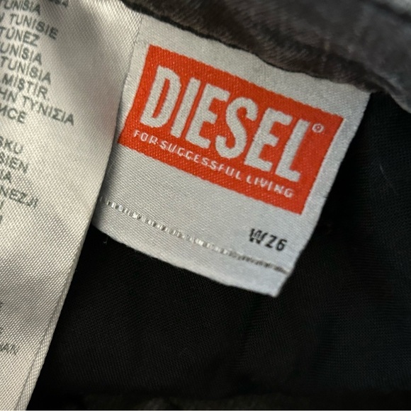 💕 diesel Women's Gray Skinny Jeans 26x30 - Picture 6 of 11